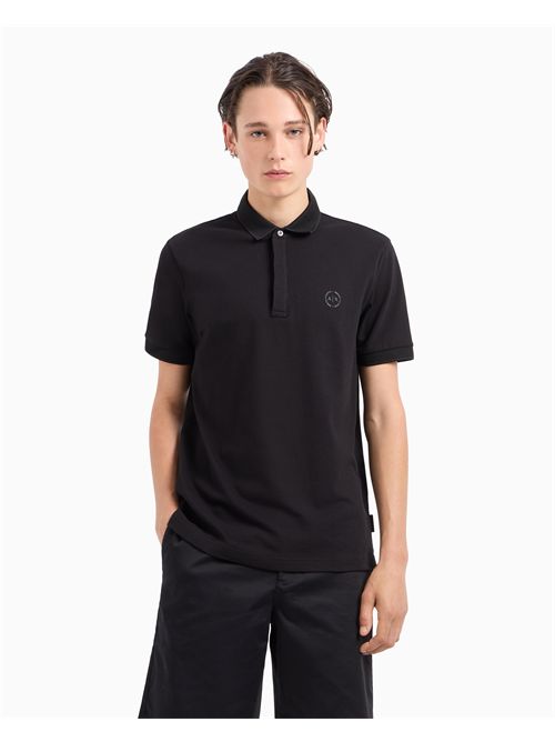 polo uomo nera ARMANI EXCHANGE | 8NZF91ZJ81Z/1200